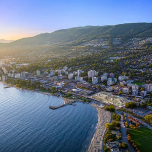 aerial of West Vancouver