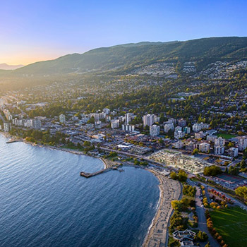 aerial of West Vancouver