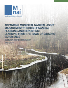 Advancing Municipal Natural Asset Management through financial Planning & Reporting - Gibsons-summary