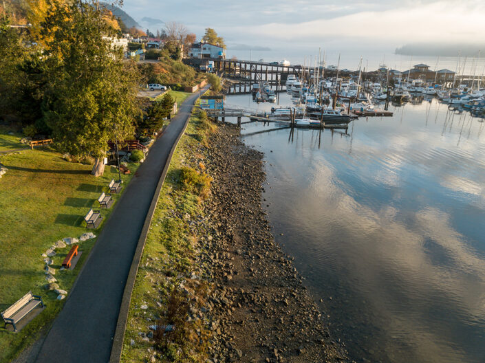 Town of Gibsons - seawalk, nature-based infrastructure solution