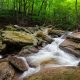 Grindstone Creek - blurred water running through rocks