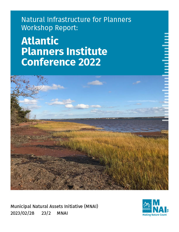 Natural Infrastructure for Planners Workshop Report: Atlantic Planners Institute Conference 2022